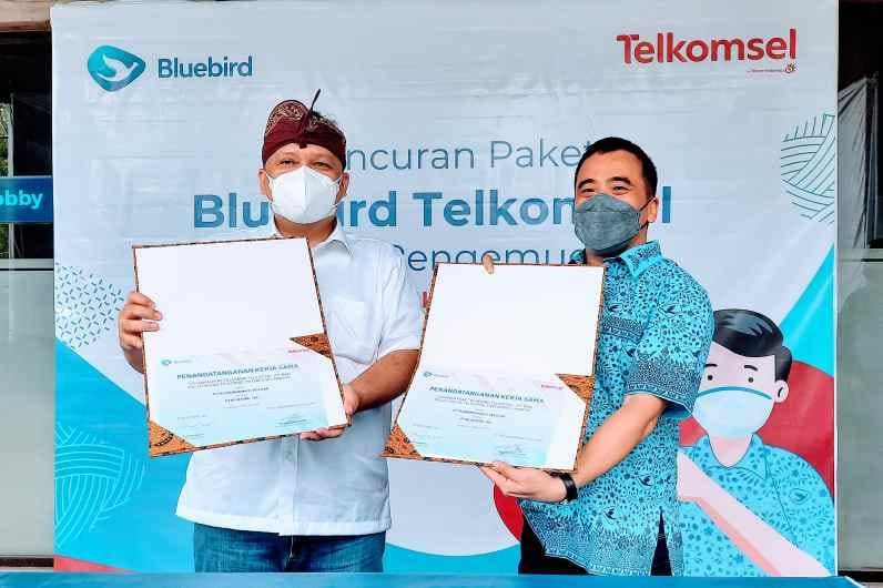 podiumnews.com-Telkomsel Enterprise Akselerasi Peningkatan  Kepuasan Kerja Pengemudi Bluebird